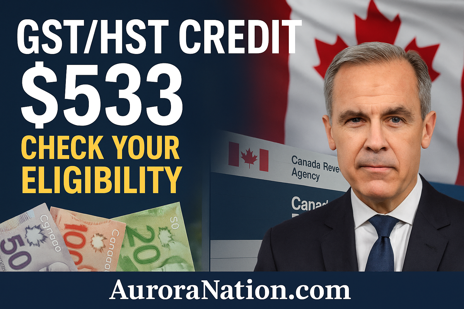 GST/HST Credit October 2025: Who Gets $533