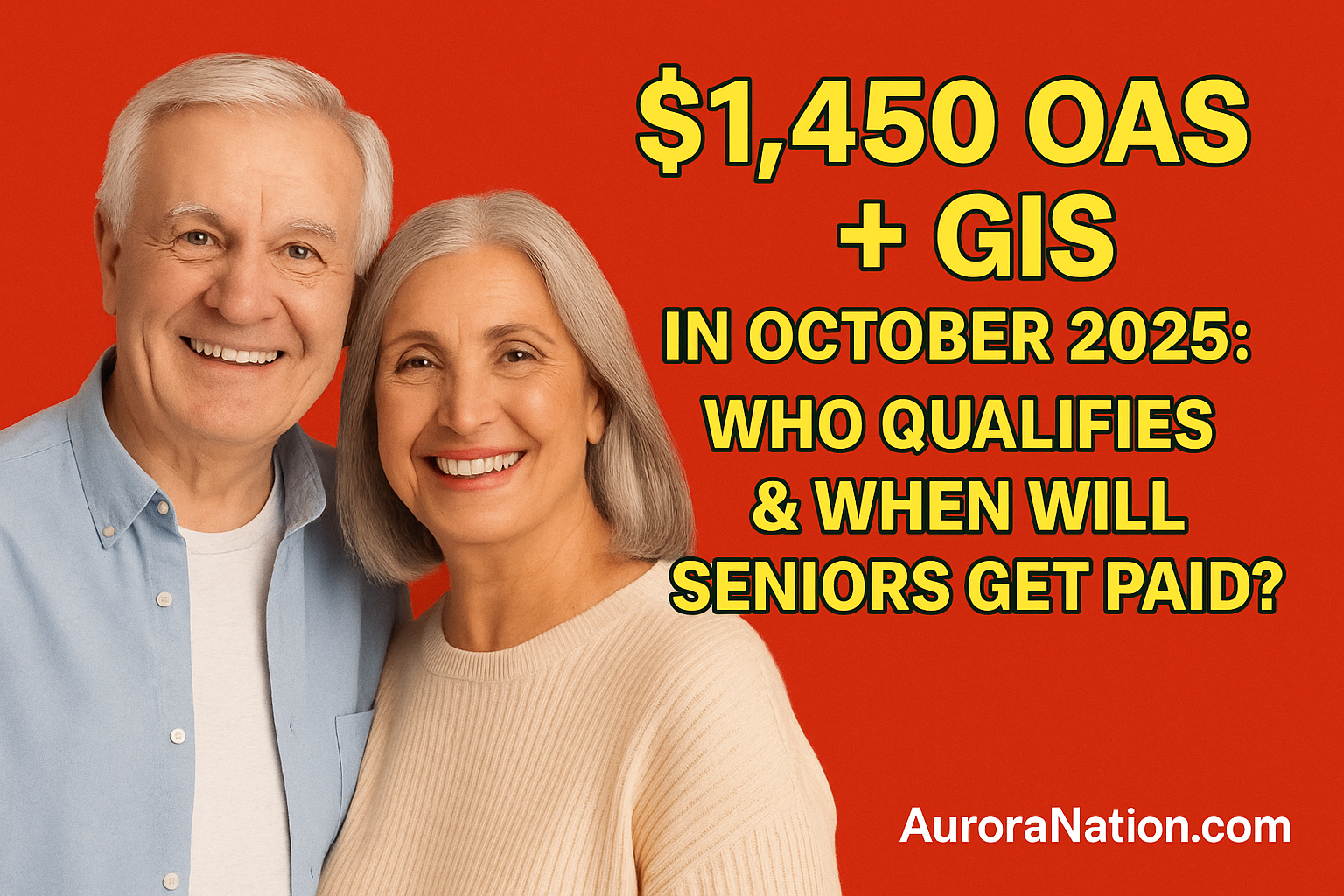 $1,450 OAS + GIS in October 2025