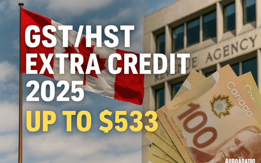 $533 Extra from GST/HST Credit November 2025